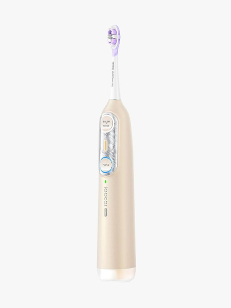 Soocas Neos II Ultra Electronic 2-in-1 Toothbrush and Water Flosser in branded component on a light gray background