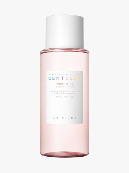 Skin1004 Madagascar Centella Poremizing Clear Toner in branded component on a light gray background